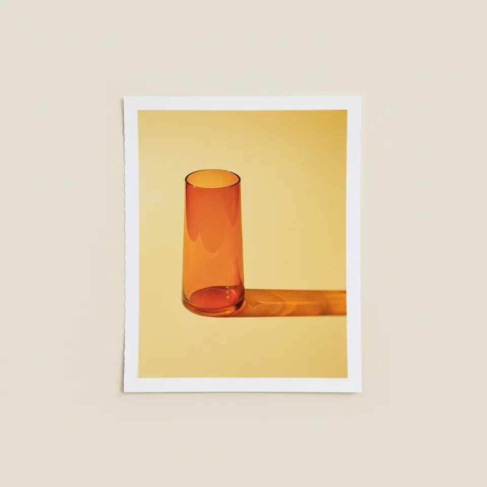 Amber Glass Study — whole unframed photographic artwork