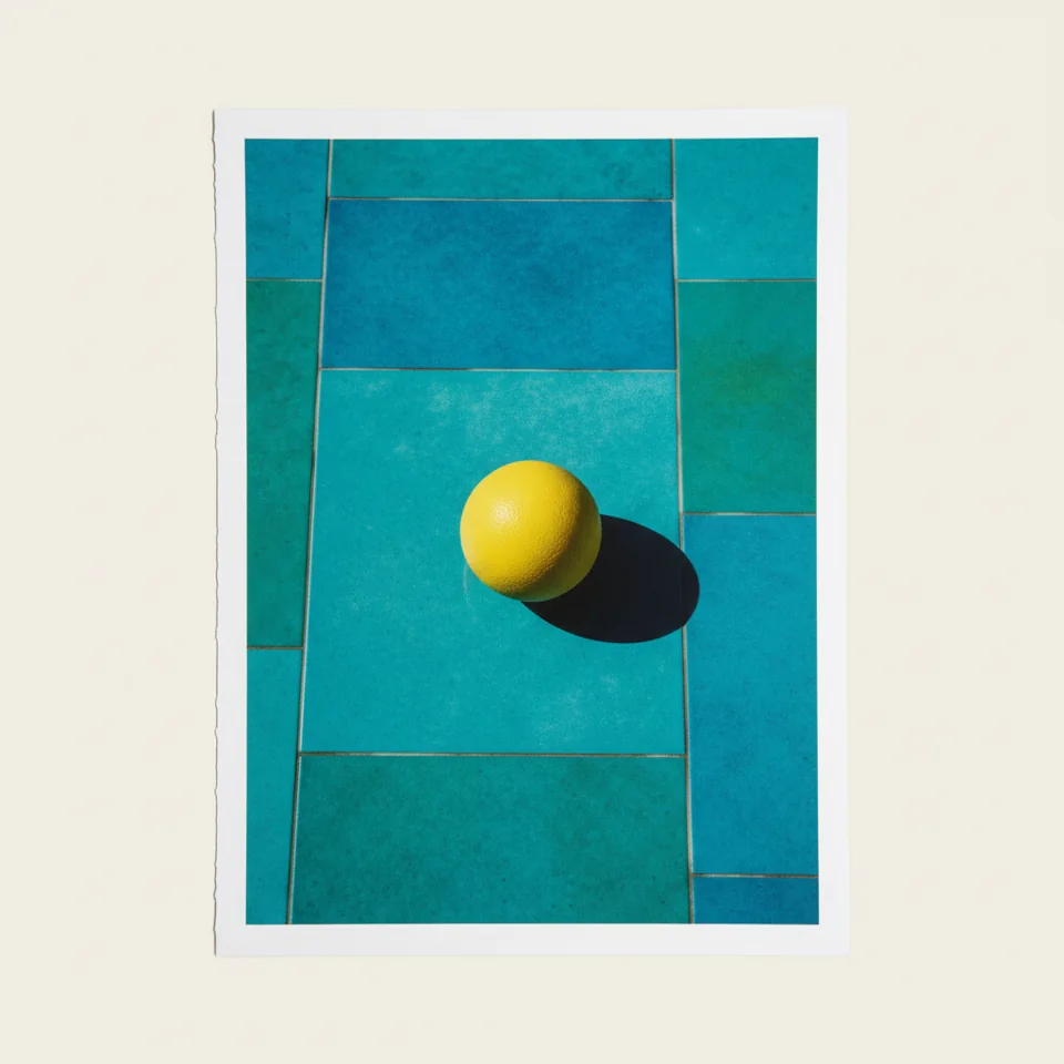 Poolside Geometry — whole unframed photographic artwork